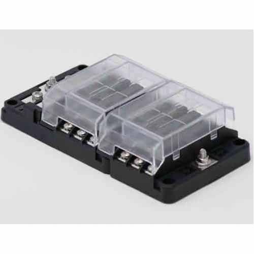 EGIS MOBILE ELECTRIC 8026 RT Fuse Block 12 Pos w/Ground & LED Indication