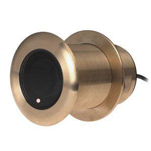 GARMIN Airmar B75M Bronze Thru-Hull Mount Transducer with Depth & Temperature (12? tilt), 80-130 kHz, 8-PIN | 010-11636-21