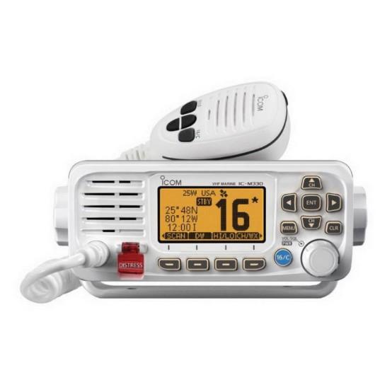 ICOM M330 White Marine Compact VHF Fixed Mount | M330 WHITE