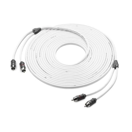 JL AUDIO XMD-WHTAIC2-25: RCA 2-Channel, 25 ft (7.62 m) Marine Audio Interconnect | 90439 | 010-13415-00