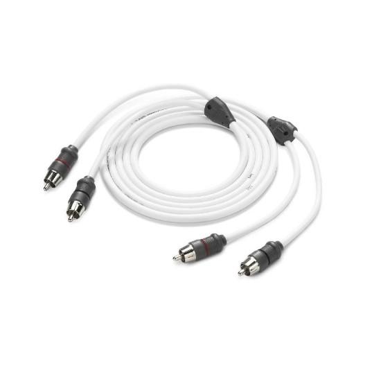 JL AUDIO XMD-WHTAIC2-6: RCA 2-Channel, 6 ft (1.83 m) Marine Audio Interconnect | 90437 | 010-13413-00