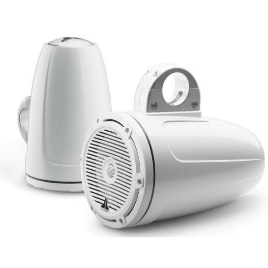 JL AUDIO M3-770ETXV3-GW-C-GW: 7.7" Tower Speakers, Gloss White Encl., Gloss White Classic Grille, PAIR | 93535 | 010-03266-00