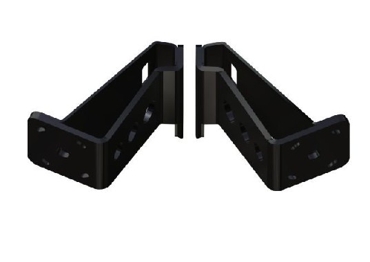 POWER POLE Dual Braced Kit S-8-6 Black | PKBD-S-8-6-BLK